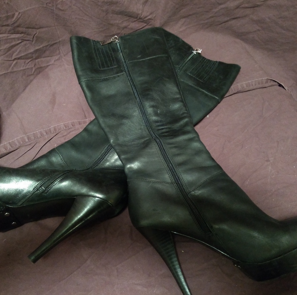 GUESS spiked heel boots